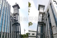 湖南瑞新機(jī)械制造有限公司垃圾焚燒廢氣處理設(shè)備安裝完成