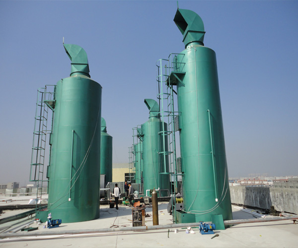 我公司承接開達集團東莞峰達電子玩具有限公司噴漆廢氣處理工程